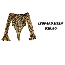 Load image into Gallery viewer, Leopard Mesh