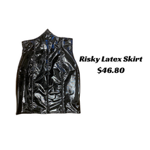 Load image into Gallery viewer, Risky Latex Skirt