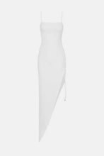 Load image into Gallery viewer, Lace-Up Spaghetti Strap Asymmetrical Hem Dress