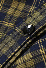 Load image into Gallery viewer, Plaid Button Down Shirt Dress with Belt