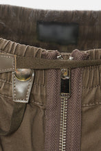Load image into Gallery viewer, Zip Up Midi Skirt with Cargo Pockets
