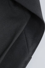 Load image into Gallery viewer, Puff Sleeve Deep V Asymmetrical Hem Dress