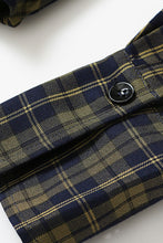 Load image into Gallery viewer, Plaid Button Down Shirt Dress with Belt