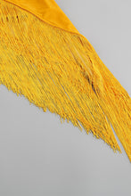 Load image into Gallery viewer, Velvet Twisted Asymmetrical Fringe Hem Dress
